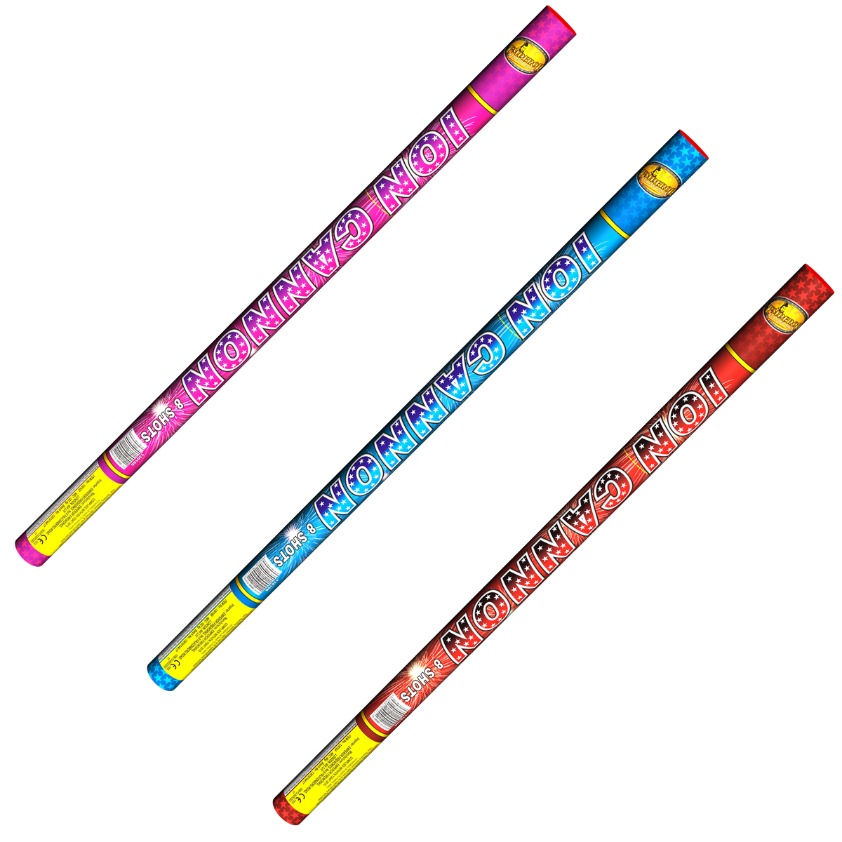 Ion Cannon 8 Shot 800mm-1 Roman Candle