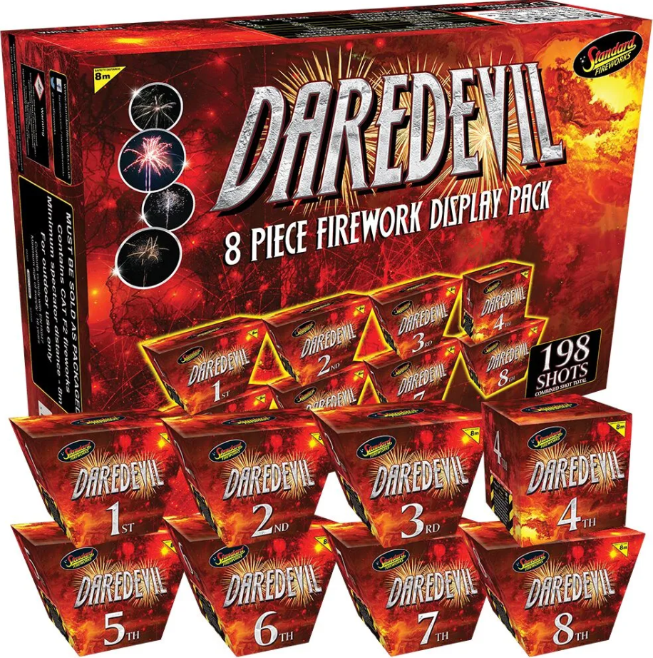 Daredevil Display Pack 198 Shots by Standard Fireworks