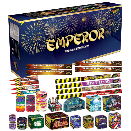 Emperor Premium Selection Box 30 Piece - Standard Fireworks