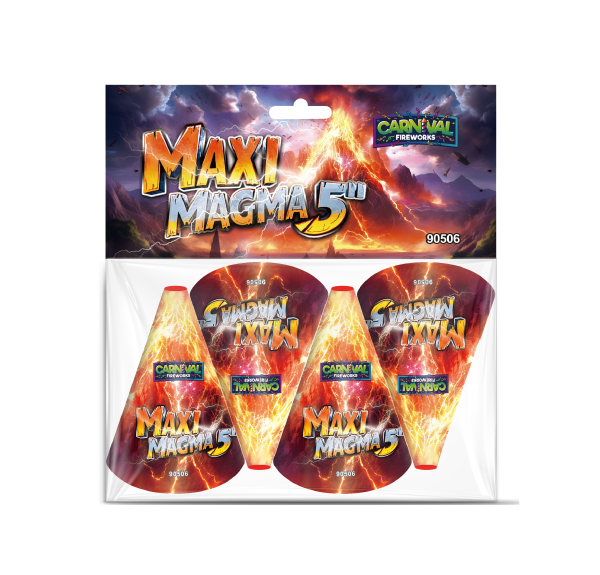 Maxi Magma Fountains - 4 in pack