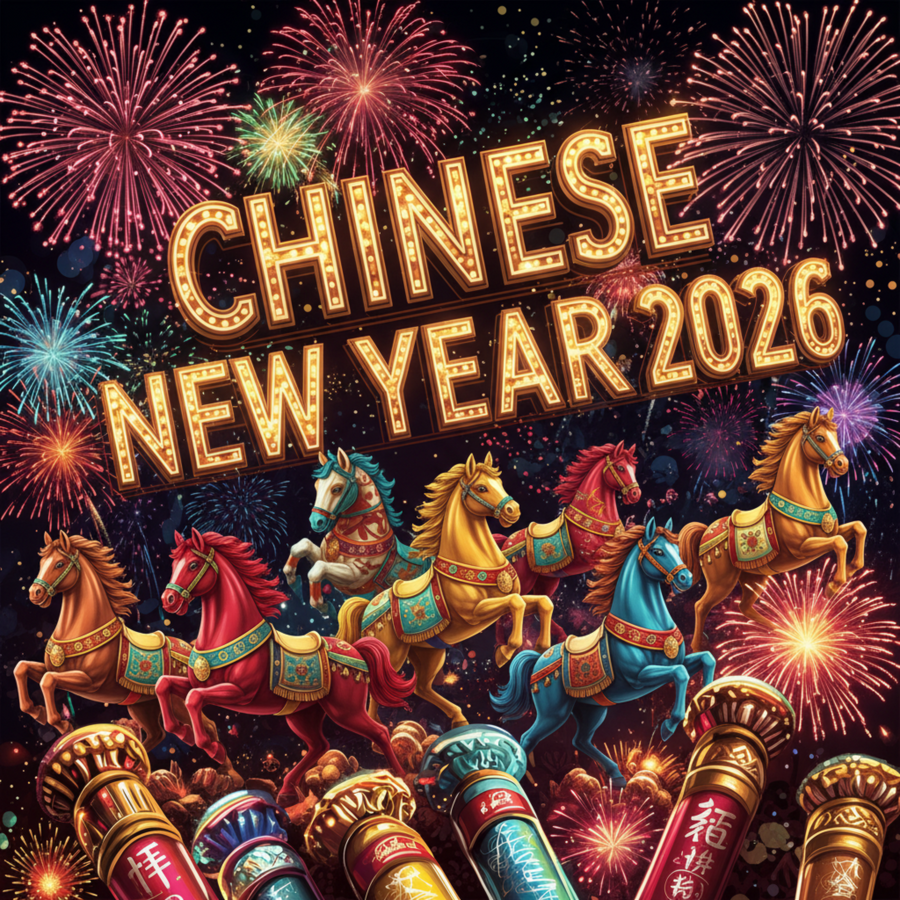 Chinese New Year fireworks barrage from Fireworks Town, a trusted fireworks shop in London
