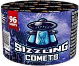Sizzling Comets 96 Shot By Cube Fireworks