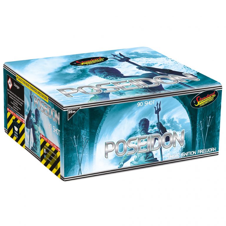 Poseidon Single Ignition Firework 90 Shot