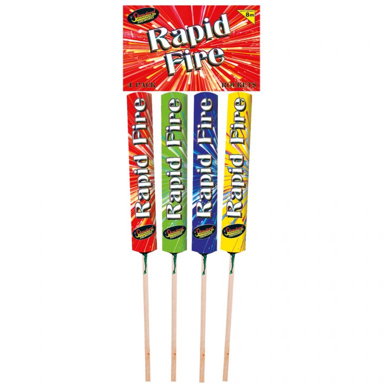 Rapid Fire Rocket Fireworks