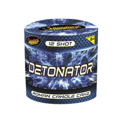 Detonator 12 Shot Roman Candle Cake – Standard Firework