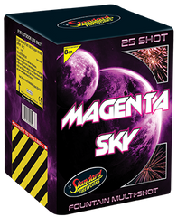 Magenta Sky – 25 Shot Cake Fireworks