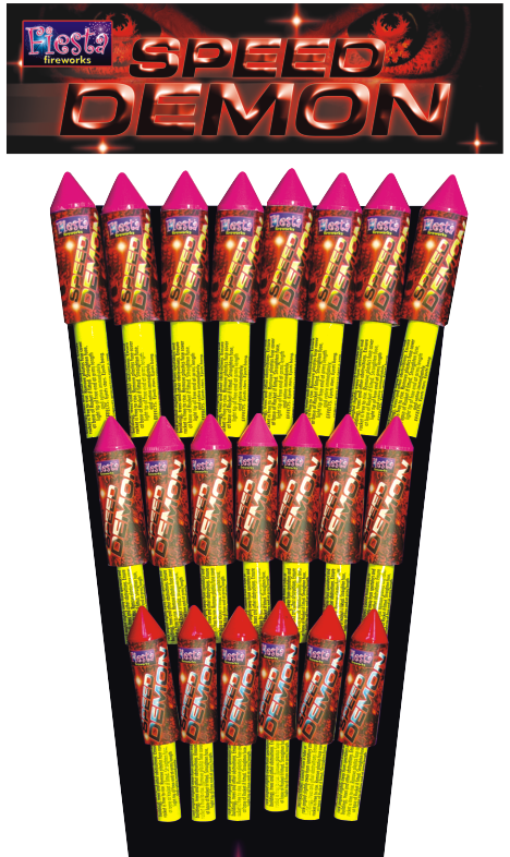 Speed Demon Fireworks 21 Rockets