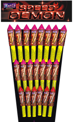 Speed Demon Fireworks 21 Rockets