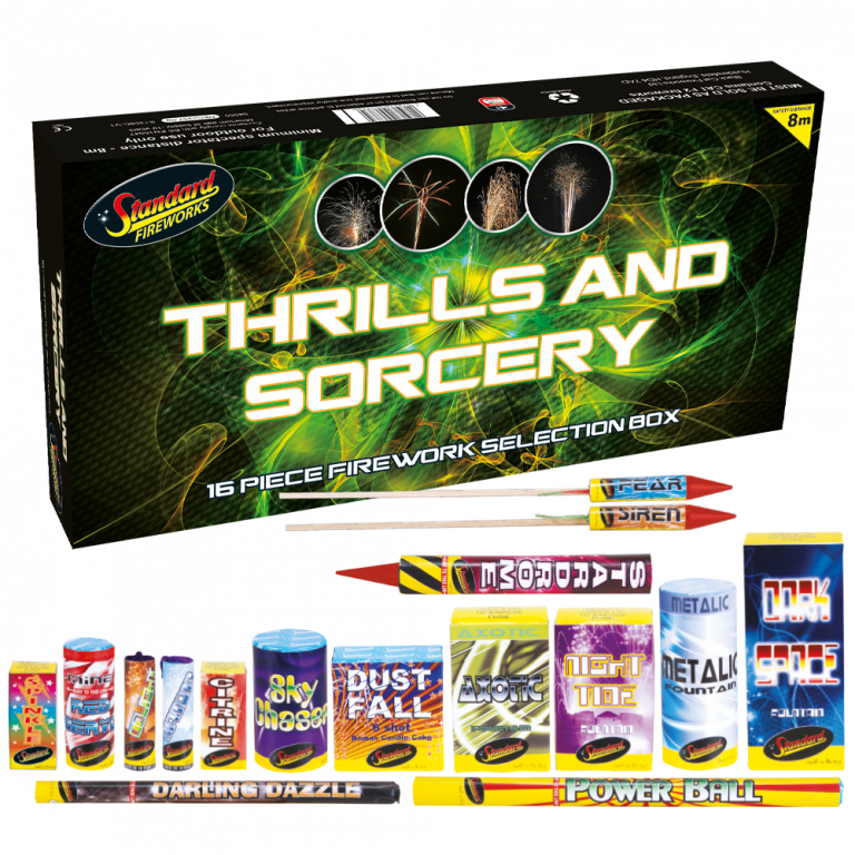 Thrills And Sorcery 16 Pcs Selection Box Fireworks